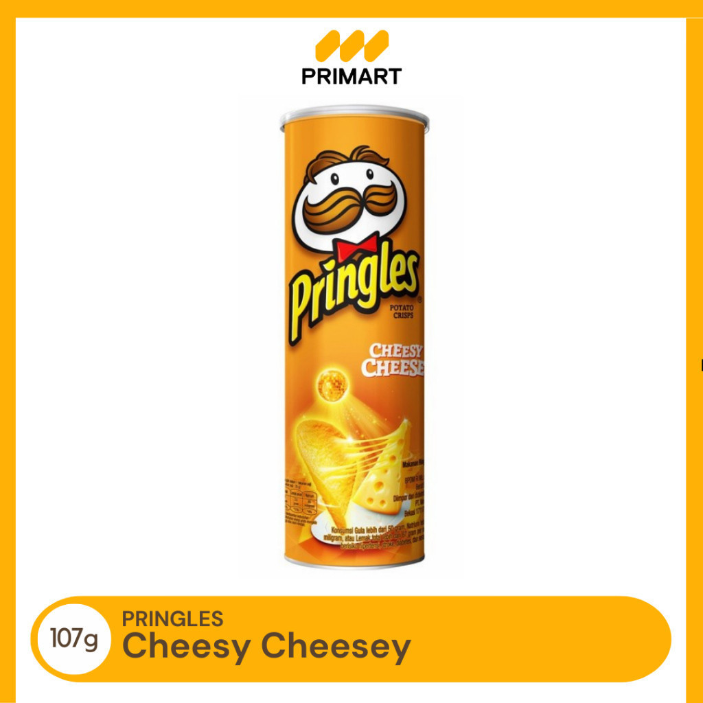 

Pringles Snack Kentang Besar Cheesy Cheese 107 gram