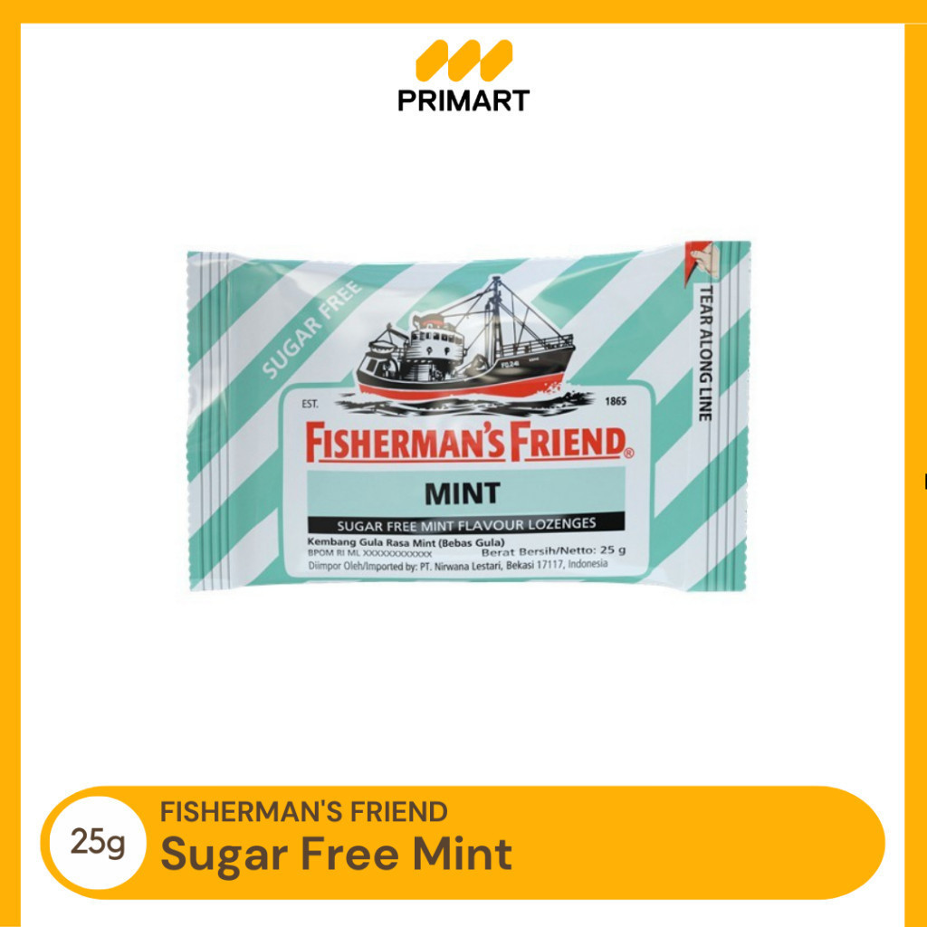 

Fisherman's Friend Mint Permen Mint 25 gr