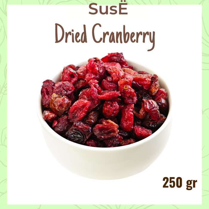 

Mazin - Buah Cranberry Kering Murni 250Gr Suse