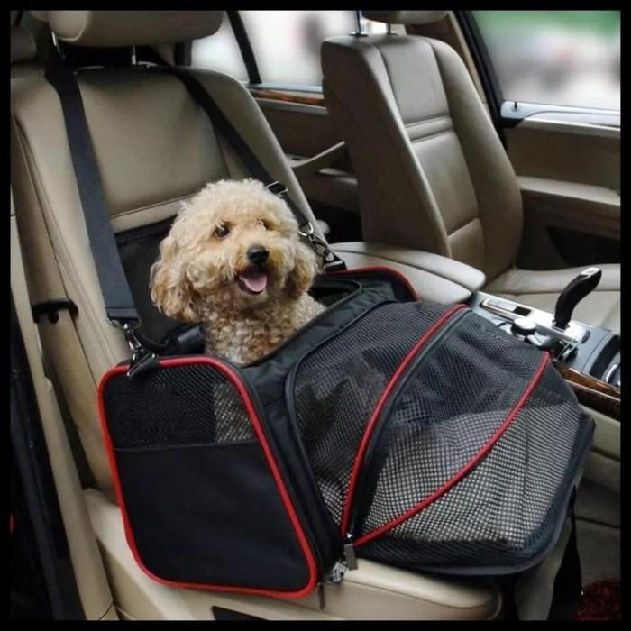 TAS HEWAN PELIHARAAN MODEL JARING SELEMPANG PET CARGO KUCING ANJING L