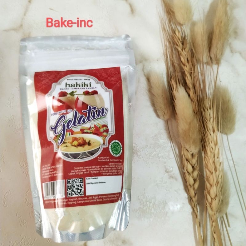 

[Bake-Inc] Gelatin Bubuk Hakiki 100G Halal