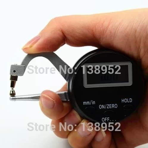 Kualitas Tinggi 0-25Mm Digital Thickness Gauge Digital Jewel Gem Alat