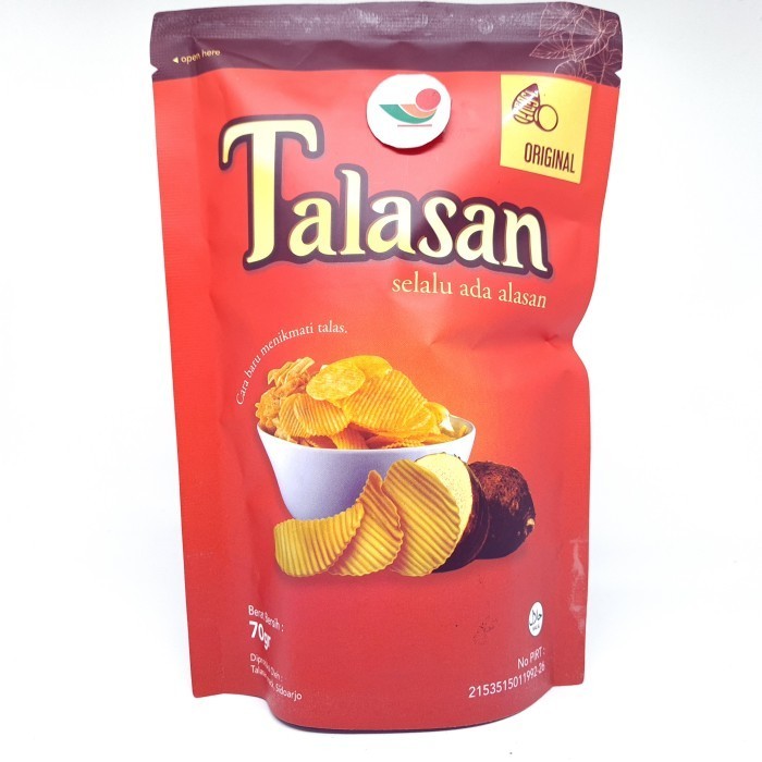 

\\\\\] TALASAN KRIPIK TALAS 70gr KERIPIK UBI RASA DAUN JERUK BALADO COKLAT