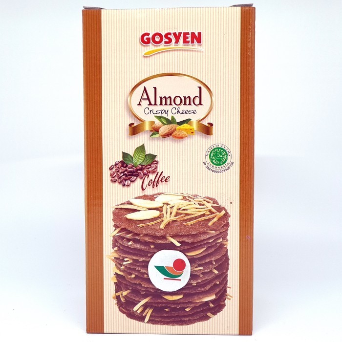 

```````] GOSYEN ALMOND CRISPY CHEESE COFFEE 130gr OLEH KHAS ASLI SURABAYA