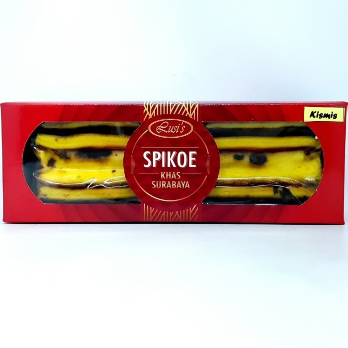 

}}}}}}] LUSI'S SPIKOE KISMIS 390gr KUE LAPIS KHAS SURABAYA LUSIANA OLEH ASLI