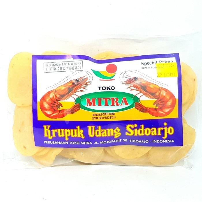 

best produk] MITRA KERUPUK UDANG PRIMA 500gr KRUPUK SHRIMP OLEH KHAS SIDOARJO