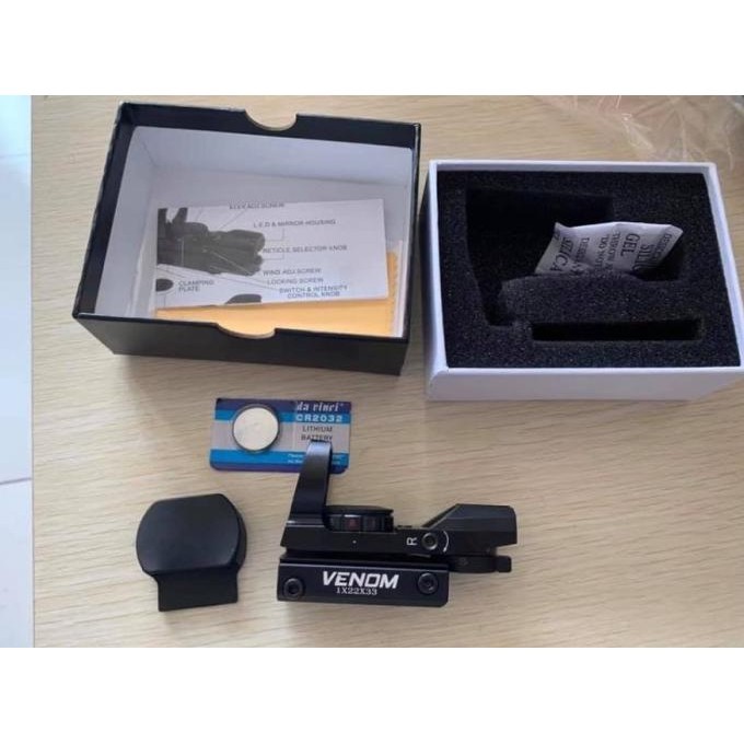 TELESKOP LASER RED DOT VENOM BUAT HUNTING DAN PASER IKAN MURAH TOKOSAFFAA