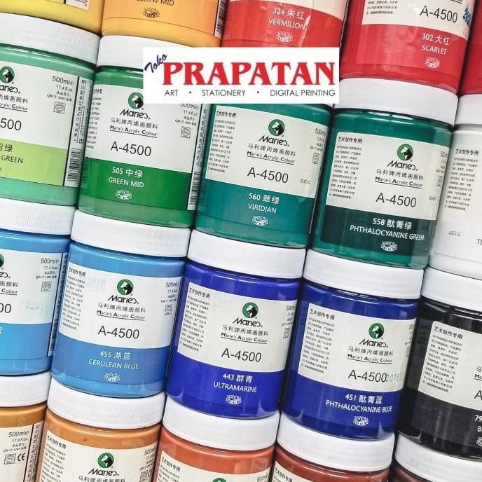 

Maries Acrylic Paint 500ml / Cat Akrilik Maries 500 ml