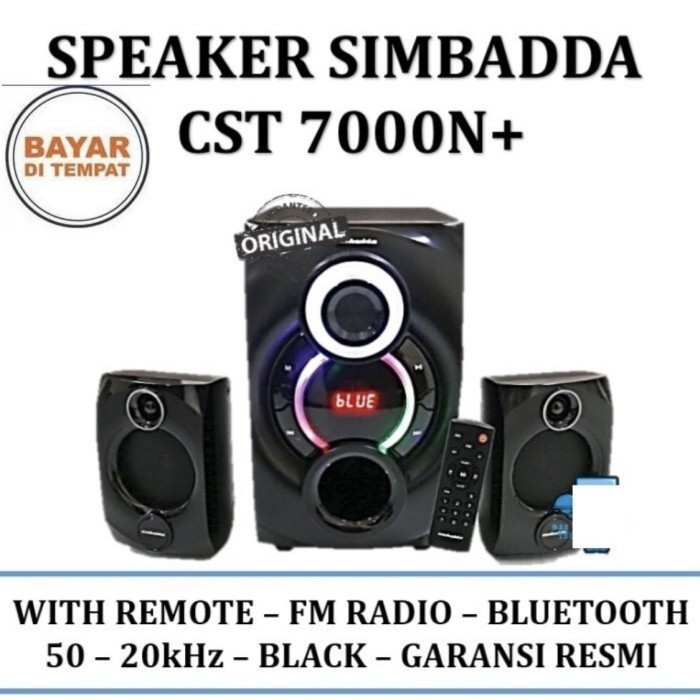 ready SIMBADA SPEAKER CST7000N+ FM RADIO BLUETOOTH WITH REMOTE