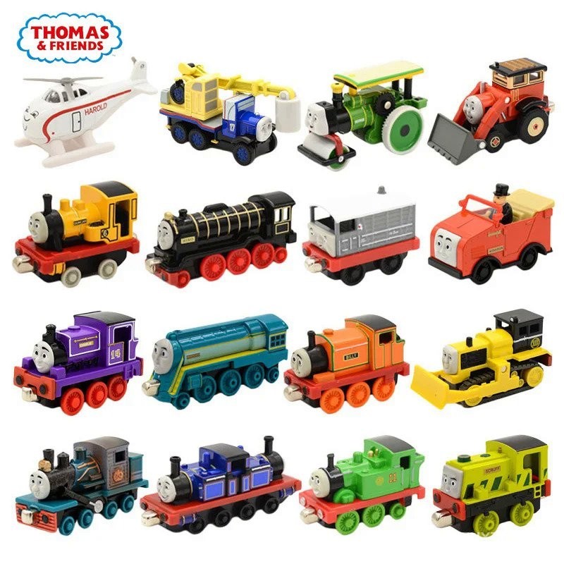 Asli Paduan Magnetik Thomas dan Teman Mainan Mobil Thomas Kereta Api James Henry Emily Toby Jack Mag