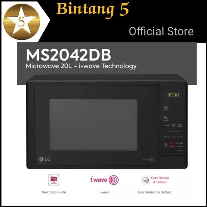 Microwave Lg 20 Liter Low Watt Ms2042Db Lg Microwave Oven Hitam Ms2042