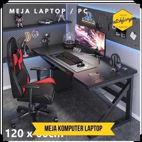 MEJA KOMPUTER LAPTOP GAMING ADJUSTABLE PC DESK STABLE FRAME DIY RAKIT