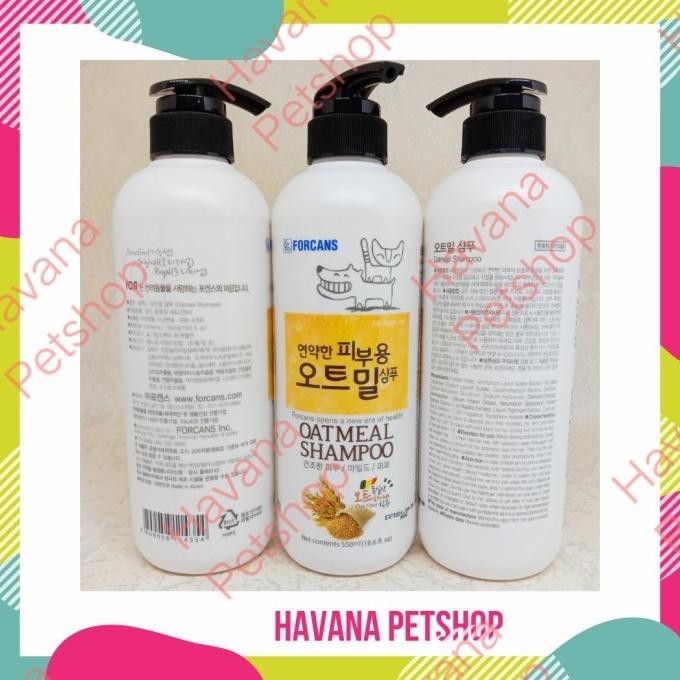 shampoo anjing untuk kulit sensitive - Forbis oatmeal shampoo