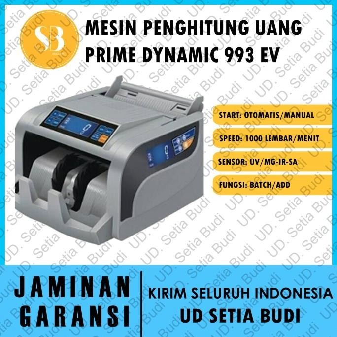 

TERMURAH - Mesin Hitung Uang Prime Dynamic 993EV Asli dan Bergaransi