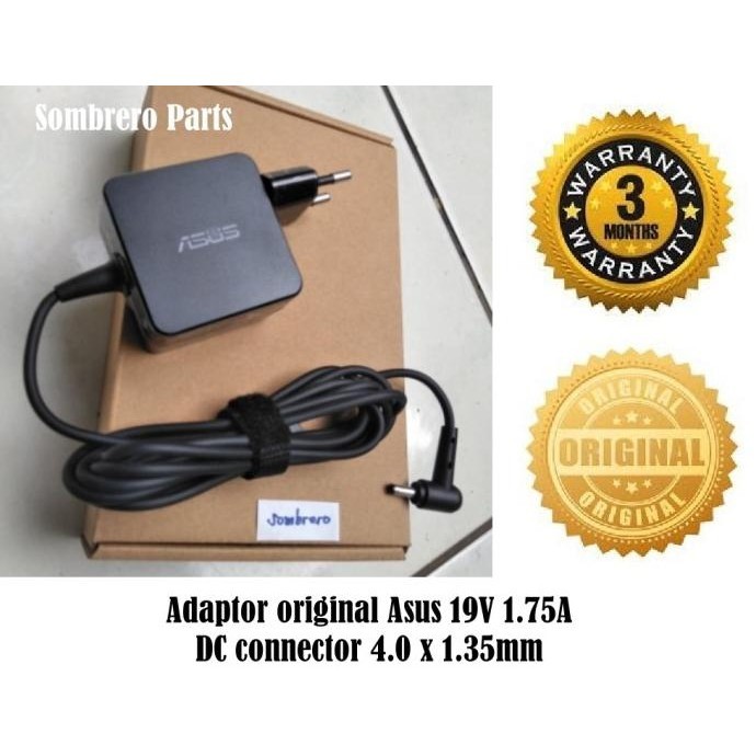 BEBAS ONGKIR - Adaptor Charger Laptop original Asus X441 X441N A407 A407M 19V 1.75A
