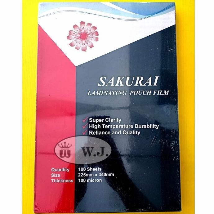 

Plastik Laminating Sakurai F4 (22.5x34cm).