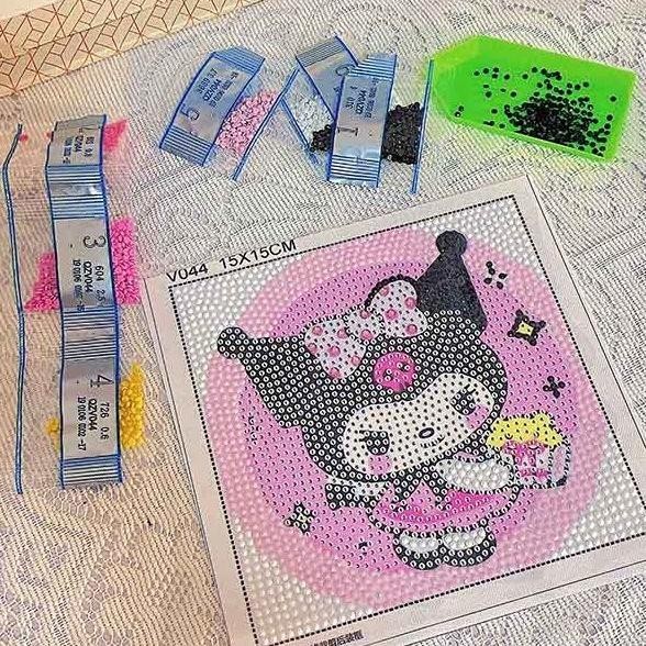 

hap Diamond Painting Set Sanrio DIY Premium DIY Activity 1 Set + Canvas
