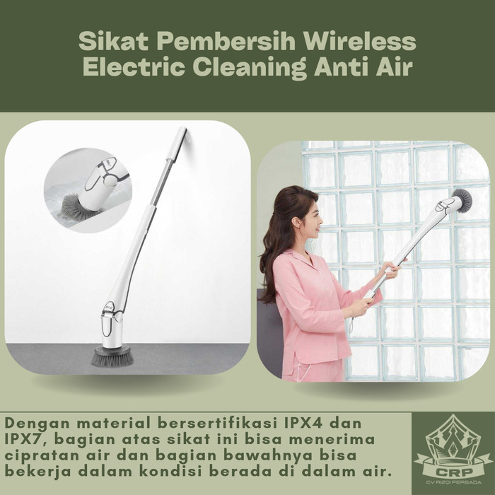 Promo Sikat Pembersih Elektrik Kamar Mandi Ori Xiaomi Anti Air