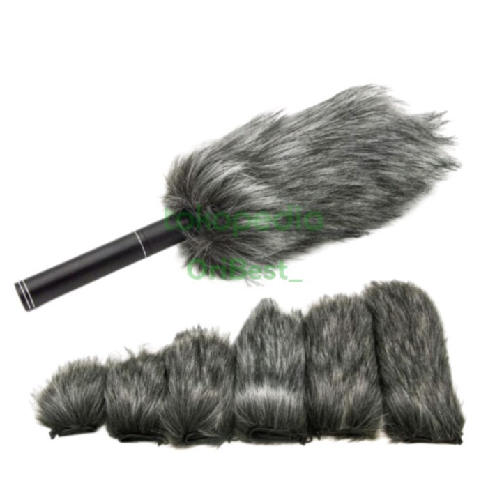 Asli Furry Deadcat Microphone Kamera Windshield Shotgun Mic Condenser Bulu Ready Stock