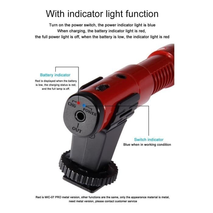 Asli Mamen Mic-07 Pro Mini Shotgun Mic Microphone For Camera Smartphone Best Quality