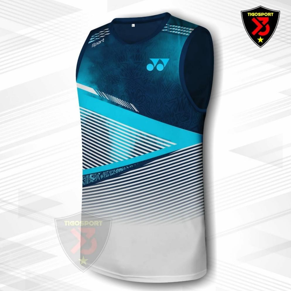 [ Singlet] Baju Singlet Lining Yn Victor Fun Kaos Lekbong Pria Dan Wanita Badminton Singket Bahan Pr