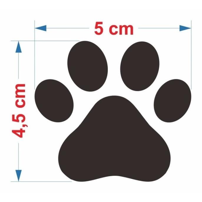 

Update! Sticker Cutting Paw Dog Stiker Telapak Binatang Tapak Anjing Kucing ~