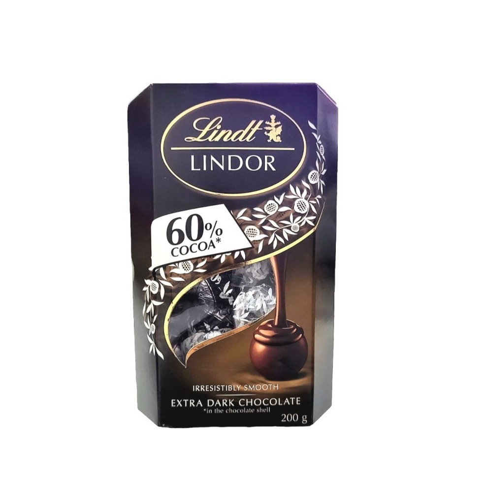 

Lindt LINDOR 60% Cocoa Extra Dark Chocolate Truffles