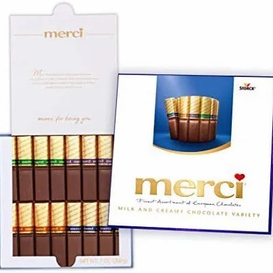 

Merci milk and creamy chocolate 250gr import jerman ORIGINAL