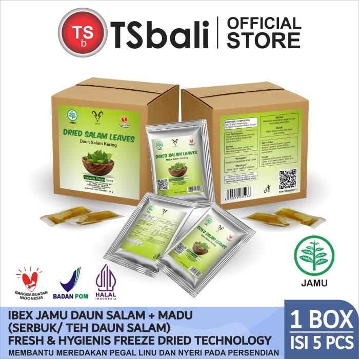 

IBEX JAMU DAUN SALAM ( SERBUK / TEH DAUN SALAM ) FREEZE DRIED