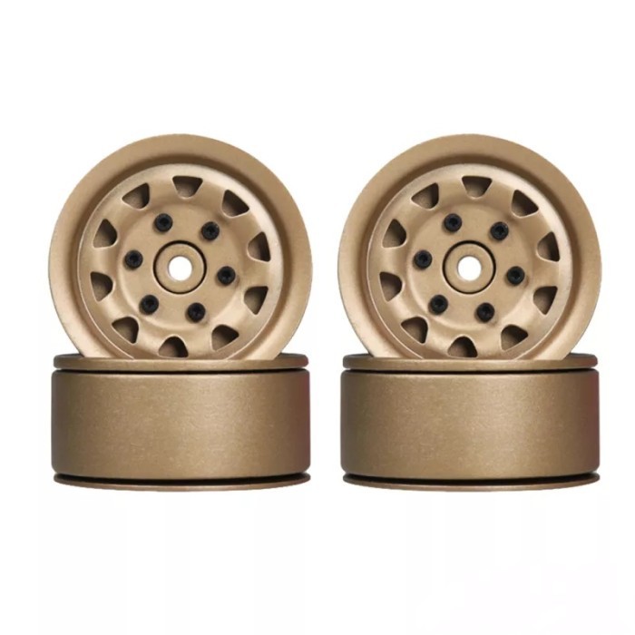 Velg beadlock 1.9 Rc Axial scx10 ii Traxxas Rgt 1/10