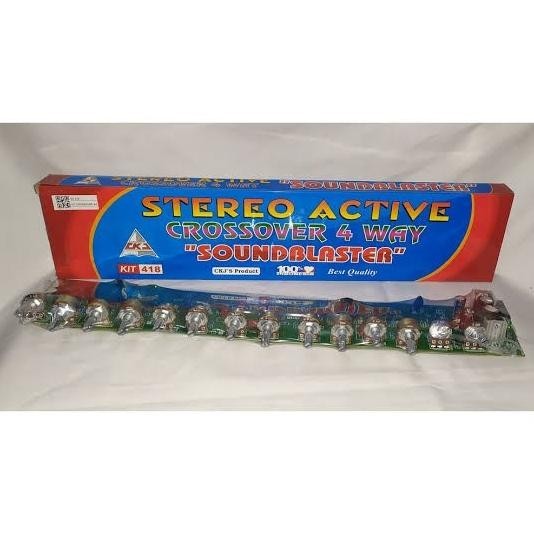 kit crossover 4 way aktif CKJ 418 Soundblaster
