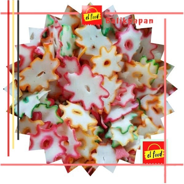

KERUPUK MENTAH CURAH BINTANG 500gr/Curah /ELFOOD/Sembako/Kerupuk Sandung/seblak