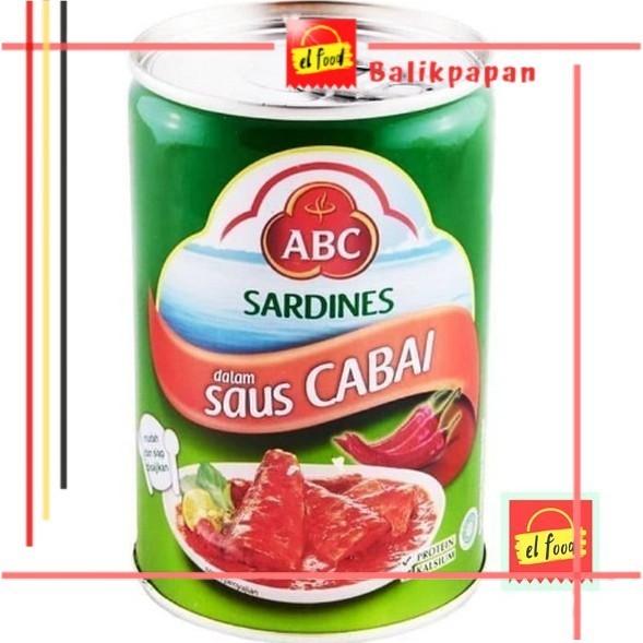 

Sardines Cabai 425gr ABC /ELFOOD/Ikan Kaleng/Sembako/Sarden/Sarden Cabai/Sarden Abc