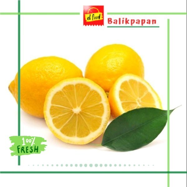 

JERUK LEMON IMPORT SEGAR 500gr /ELFOOD/Buah/Sayur