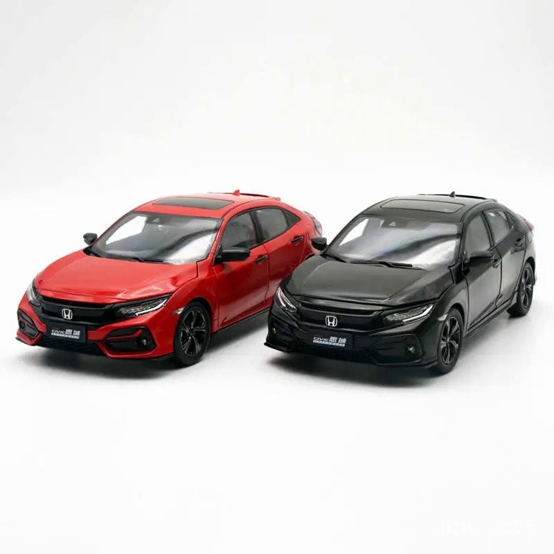 Diecast 1:18 Honda Civic 2023 Hatchback Model Mobil Logam Campuran Dewasa Koleksi Mainan Kendaraan S