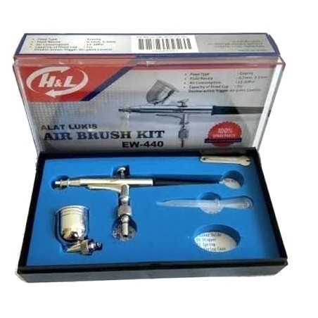 

Terjangkau HL Air Brush Kit Alat Lukis