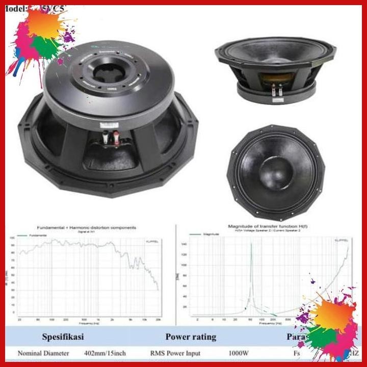 speaker komponen 15 inch zetapro 15vc5 spiker zetapro 15vc5 (kwj)