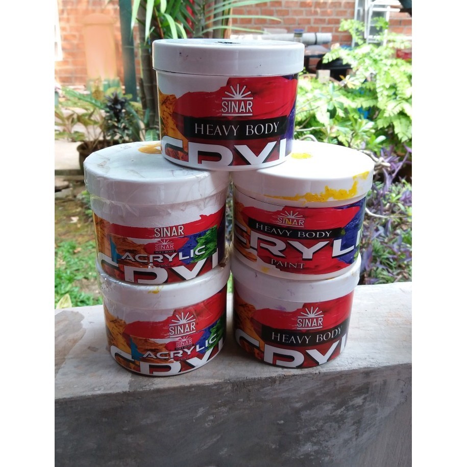 

Terjangkau Cat Lukis Sinar Acrylic Kwas / Pallet WARNA STABILO 500 ml
