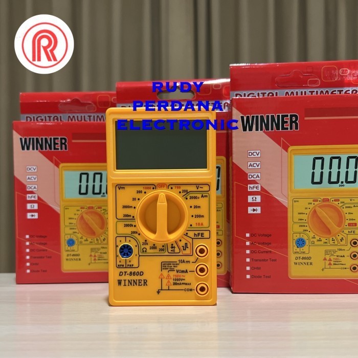 Multimeter Digital Tester Multitester Avometer Winner Dt-860D Best