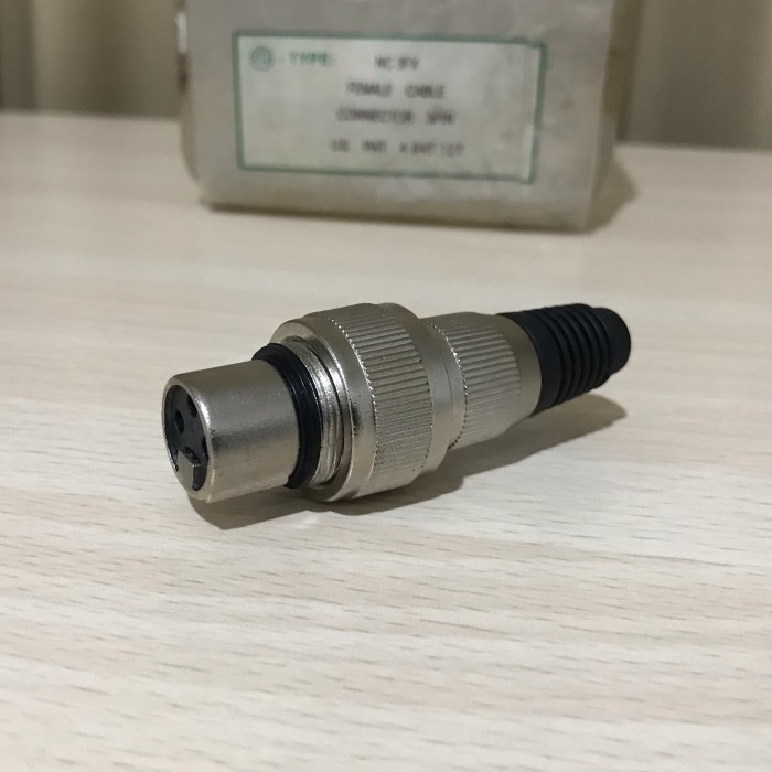 Socket Soket Canon Xlr Female Neutrik Nc 3Fx Big Best