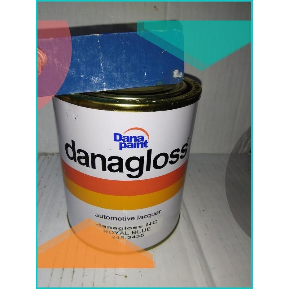 cat duco besi NC solid danagloss Royal blue 3435 1liter 16novz3 perkak