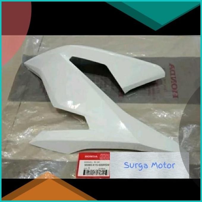 Shroud sayap kupingan tangki KIRI PUTIH New CB150R LED CB 150 R 2018 1
