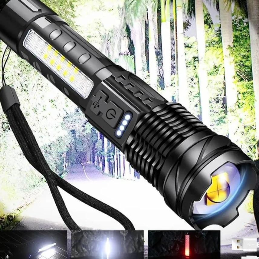 Senter Swat Police Terbaik Senter Led A76 J Jauh 7 E Cahaya Senter Cas Usb