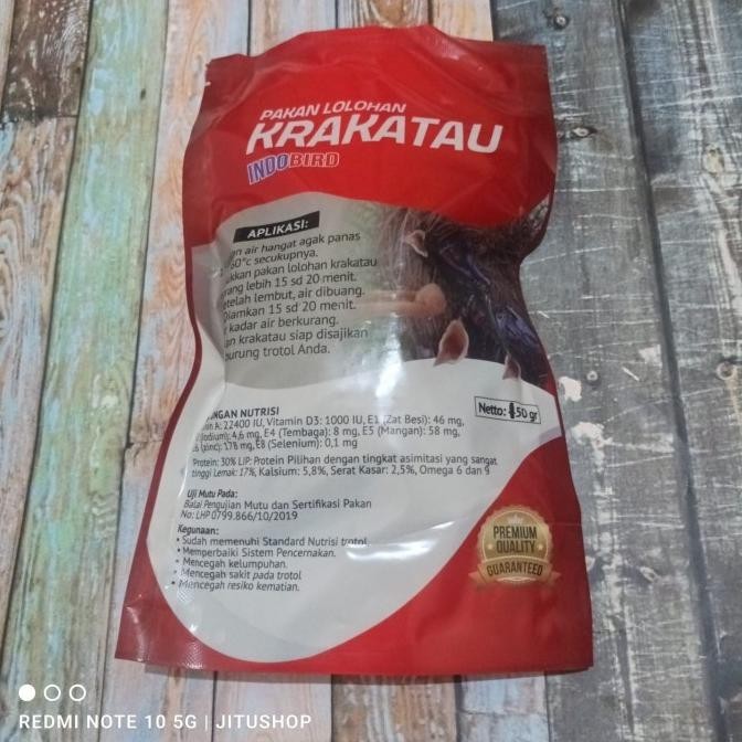 kud KRAKATAU PAKAN LOLOHAN MURAI BATU TROTOL