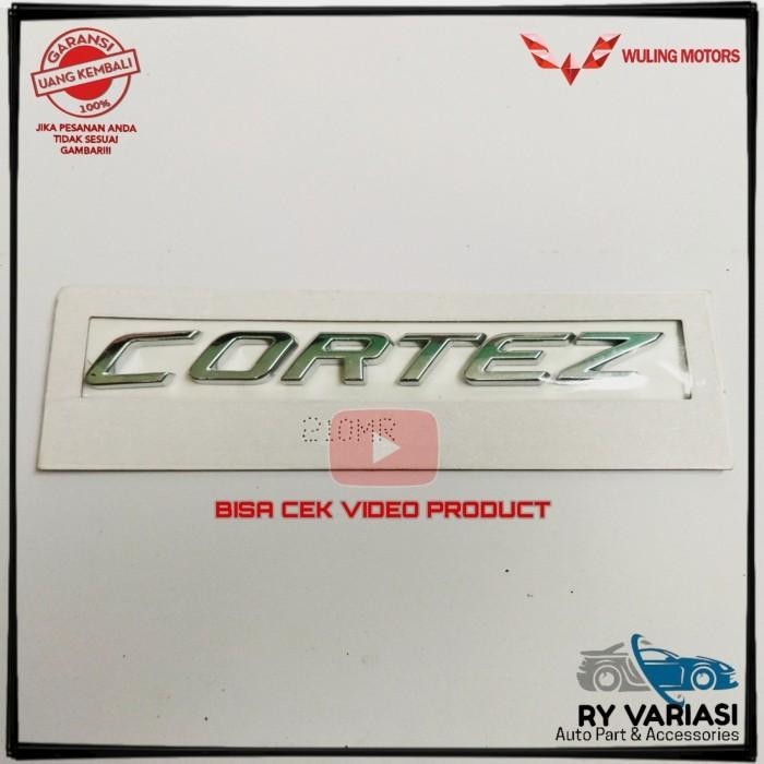 Emblem CORTEZ original logo tulisan cortez wuling Premium Original