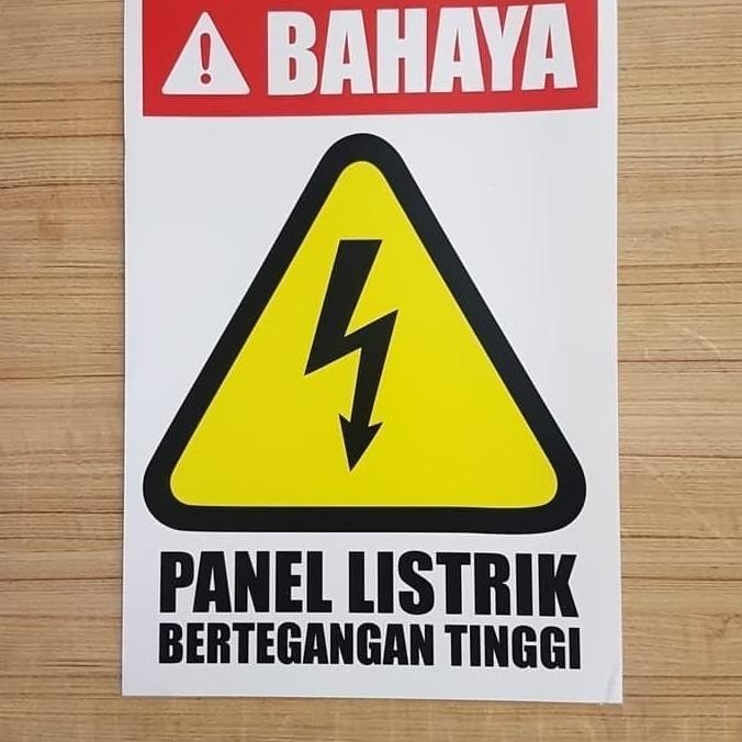 

SIGN STICKER BAHAYA PANEL BERTEGANGAN TINGGI 20X30CM