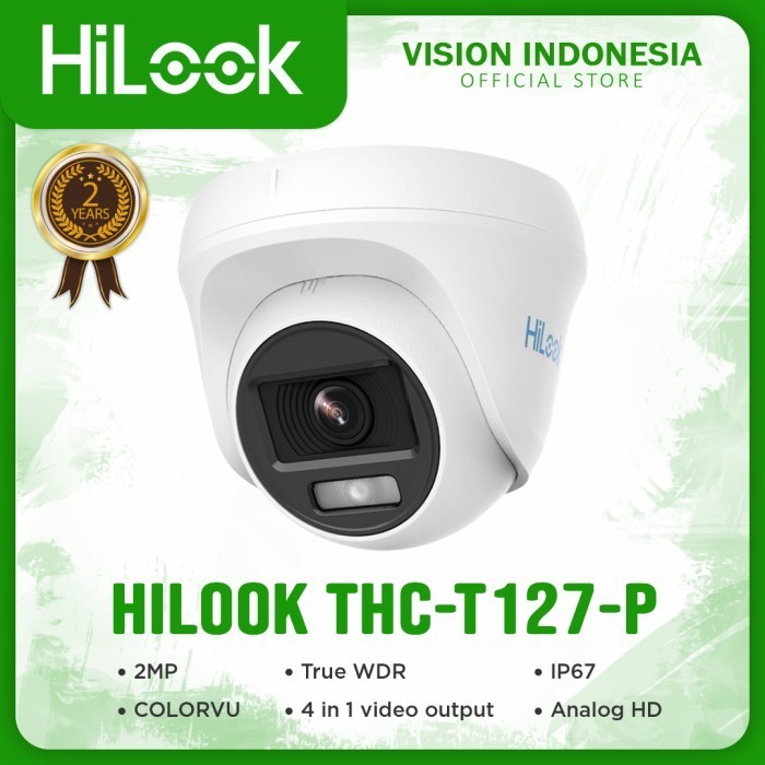 HILOOK THC-T127-P / CAMERA HILOOK COLORVU 1080P HILOOK T127P - RESMI