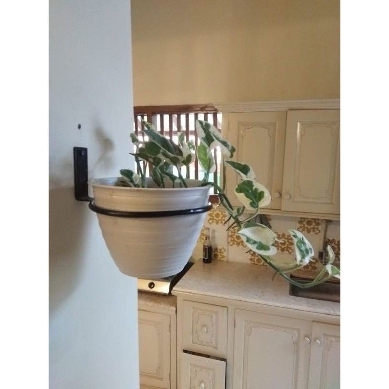 standing pot dinding/rak pot dinding/gantungan bunga/standing pot/1kg isi 5