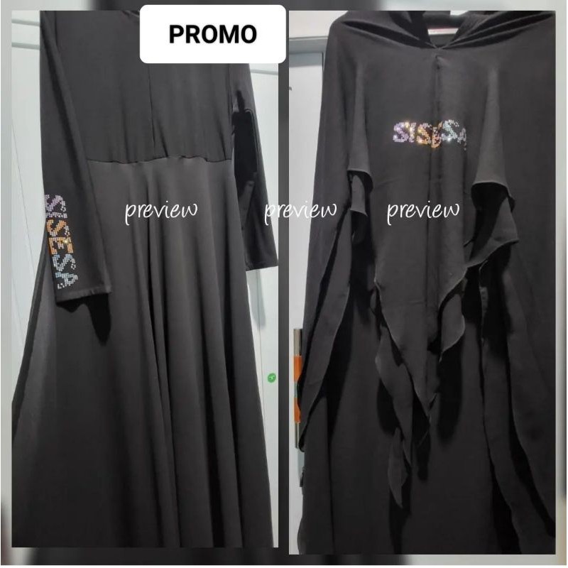 gamis sisesa set ready