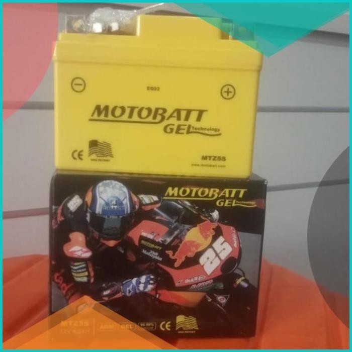 Aki Motor Motobatt MTZ5S Beat Fi Esp/Scoopy Old/Supra/Vario Techno/dll